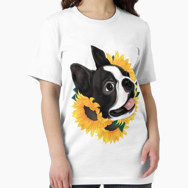 Item preview, Boston Terrier Sunflower  designed and sold by Julia Pols.