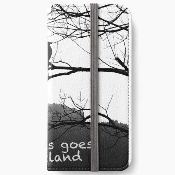 Mr. Raven at trees iPhone Wallet