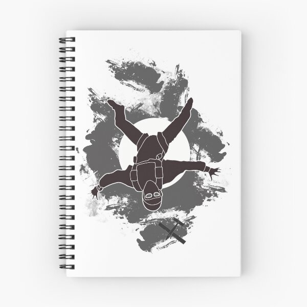 Item preview, Freeflyer in black with sun and clouds in grey designed and sold by FatSlugDesigns.