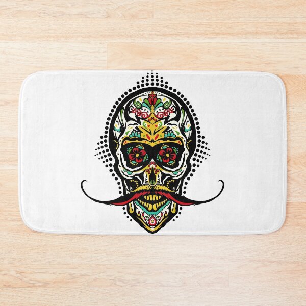 Item preview, mexicain hipster skull designed and sold by Achille3777.