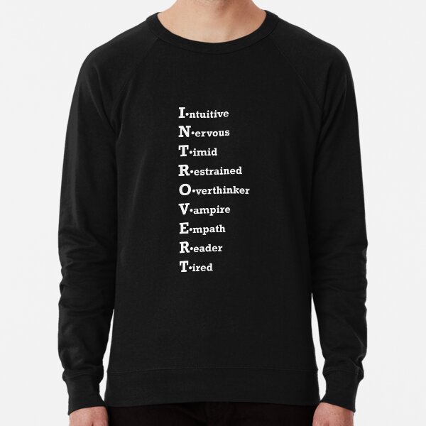 Introvert Wordplay Lightweight Sweatshirt
