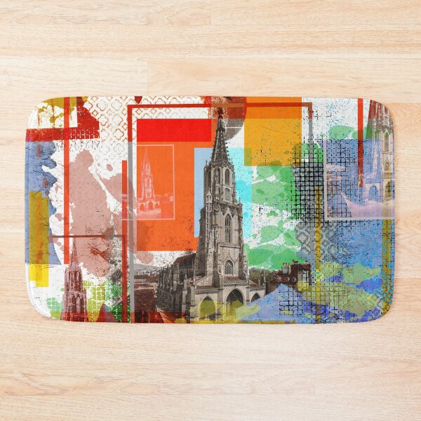 Item preview,  the Berner Münster should not be missed. The late medieval building is an architectural masterpiece. The Gothic architectural style is just as impressive as a glass painting cycle from the 15th century.
The design by Mallybeau Mauswohn shows a colorful  designed and sold by Mauswohn.