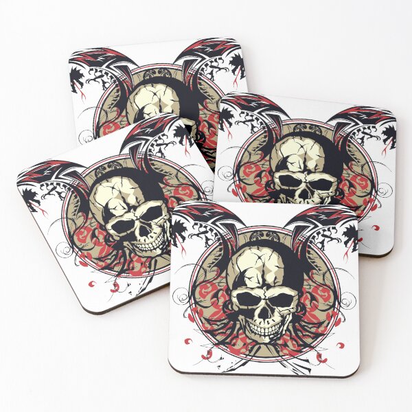Item preview, skull  dragon tribal designed and sold by Achille3777.