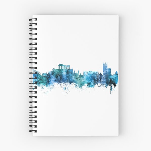 Artikelvorschau, Skyline von Athen, Griechenland entworfen und verkauft von ArtPrints.