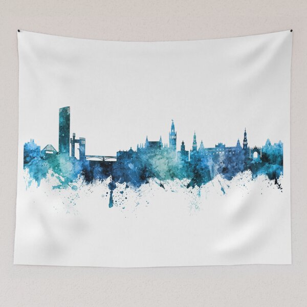 Item preview, Sevilla Spain Skyline designed and sold by ArtPrints.