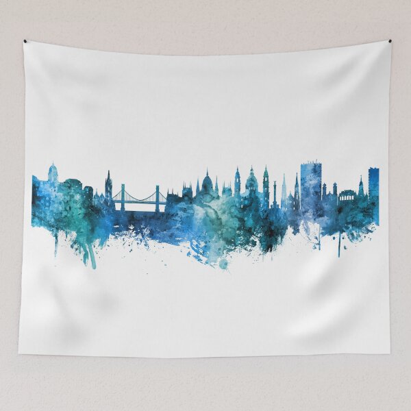 Item preview, Budapest Hungary Skyline designed and sold by ArtPrints.