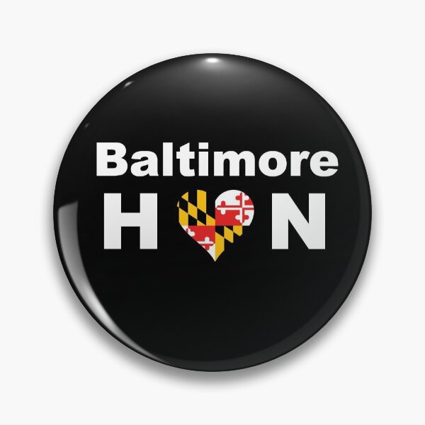 Item preview, Baltimore Hon Maryland Flag Heart I Love Baltimore designed and sold by Draculaura2009.