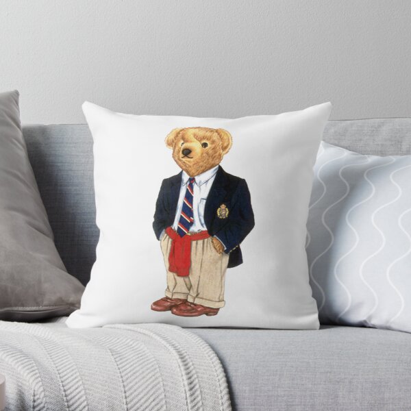 Bear Ralph Suit Throw Pillow