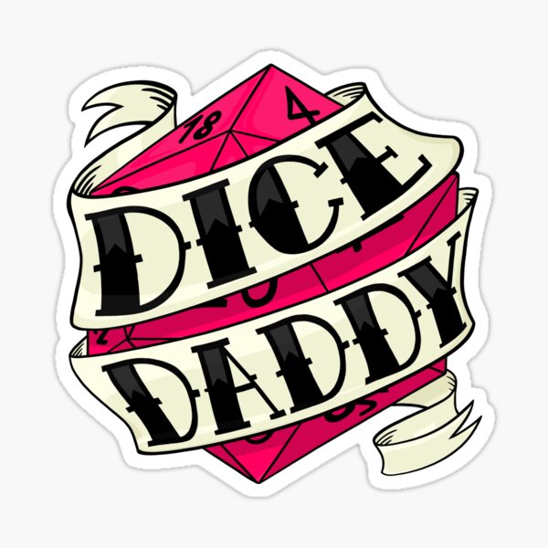TheOtherGreek Dice Daddy Emote - Farbe 2 Sticker