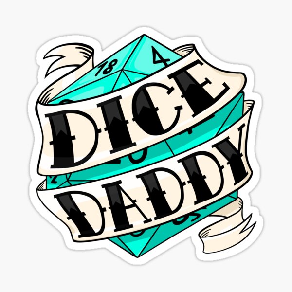 TheOtherGreek Dice Daddy Emote - Farbe 3 Sticker
