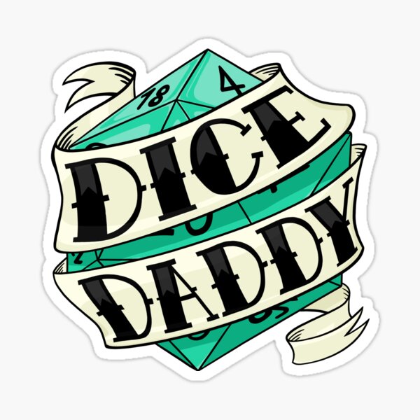 TheOtherGreek Dice Daddy Emote - Farbe 4 Sticker