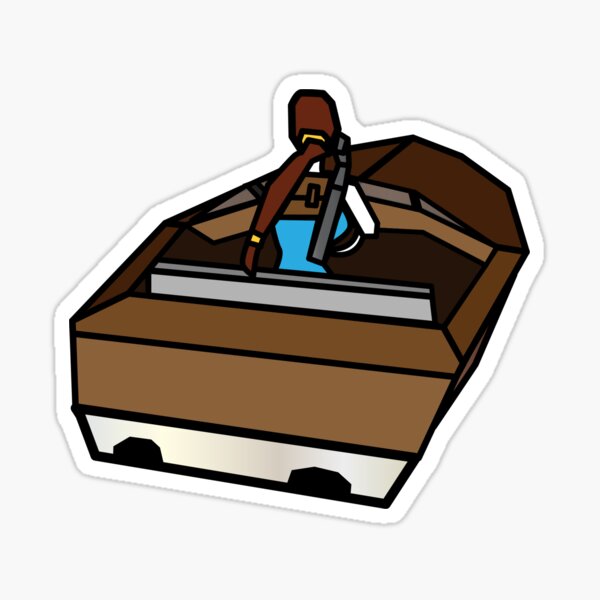 A Boat in Venice Sticker
