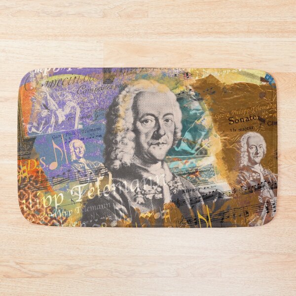 Item preview, Georg Philipp Telemann portrait, famous person of classical music designed and sold by Mauswohn.