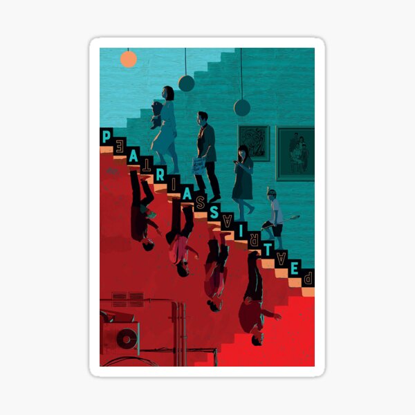 Parasite poster Sticker