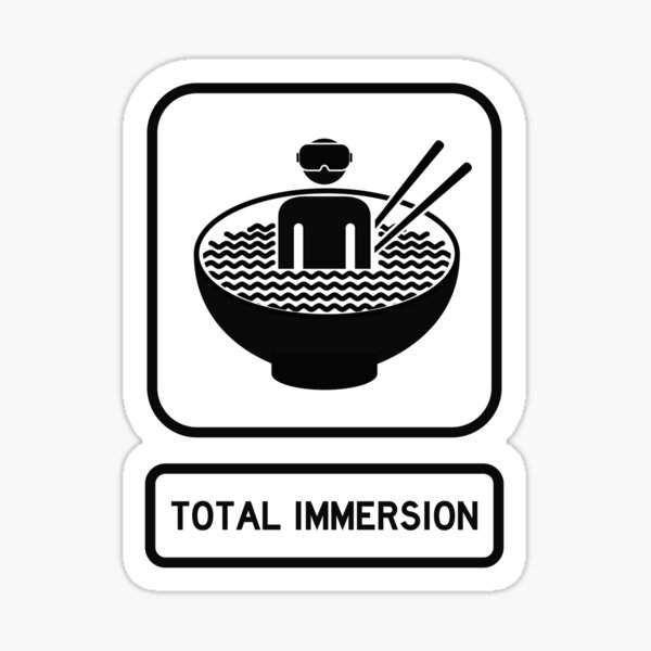 Item preview, TOTAL IMMERSION designed and sold by MrMobius.