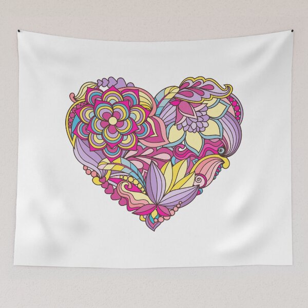 Item preview,  Hippie heart designed and sold by Hangrid-Work.