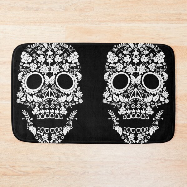 Item preview, Flower skull shirt, smiling skull,  floral skull, flower skull head, white. designed and sold by Yurii Novosad.