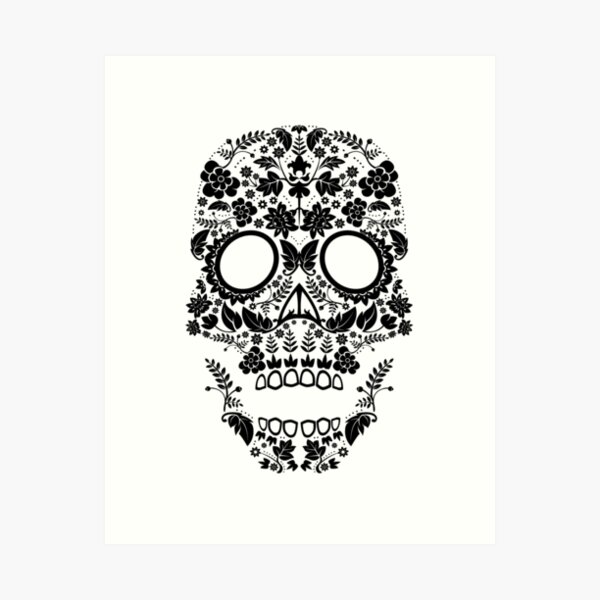 Smiling Skull Art Prints for Sale