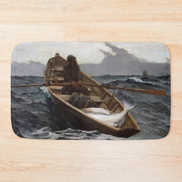 Item preview, The Fog Warning (Halibut Fishing) by Winslow Homer (1885) designed and sold by allhistory.