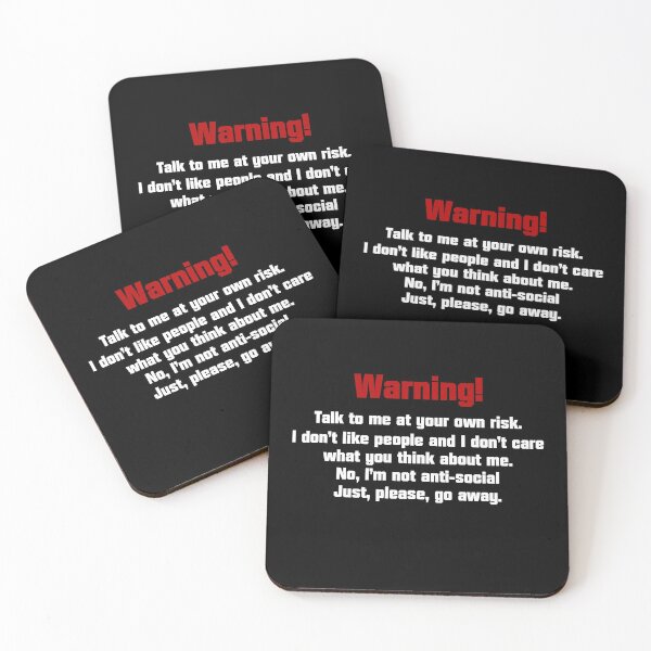 Item preview, Warning- don't talk to me designed and sold by Milorad Brmbota.