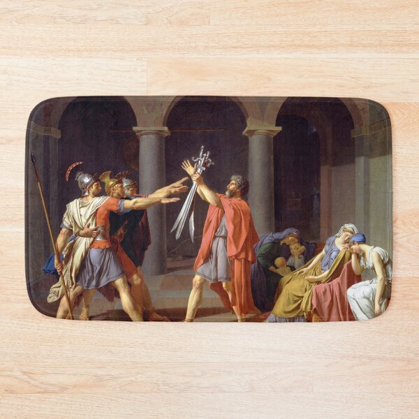 Item preview, Oath of the Horatii by Jacques-Louis David (1784) designed and sold by allhistory.