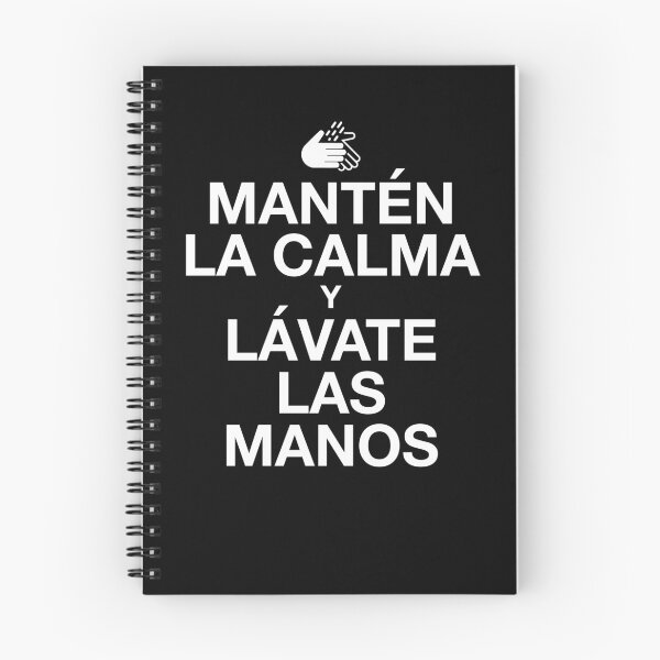 Item preview, Manten La Calma Y Lavate Las Manos - Keep Calm and Wash Your Hands in Spanish (en Espanol) designed and sold by brizodesign.