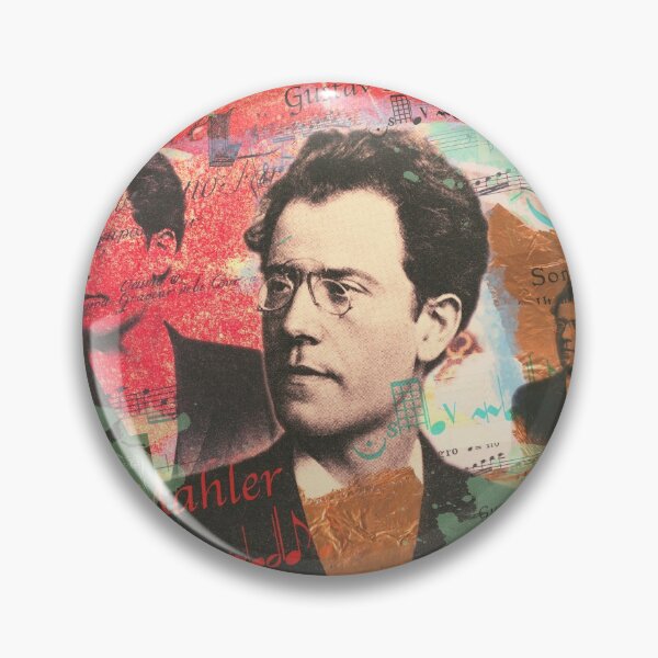 Item preview, Gustav Mahler portrait, classical music designed and sold by Mauswohn.