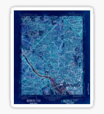 USGS Topo Map District of Columbia DC Washington West 257238 1945 31680 Inverted Sticker