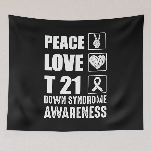 Item preview, Peace Love Cure Down Syndrome Awareness designed and sold by Best Designer.