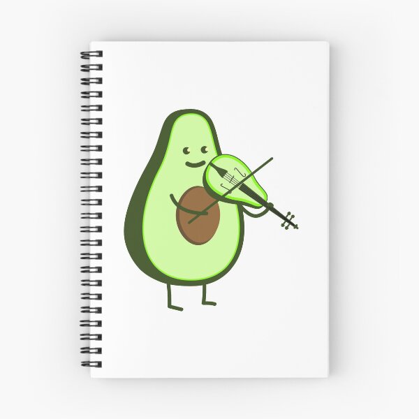Item preview, Funny avocado with violin designed and sold by spontania.