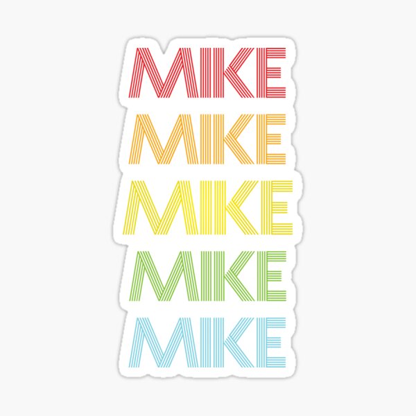 Item preview, Mike Name - Multi Colored Custom Name Gift For Mike designed and sold by MariaLeona.