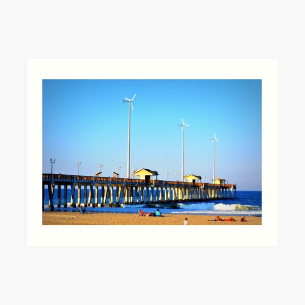 Jennette's Pier Art Print