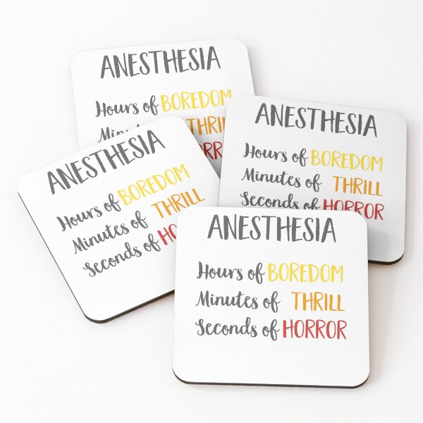 Item preview, Anesthesia: Hours of Boredom, minutes of thrill, seconds of horror designed and sold by Vectorqueen.