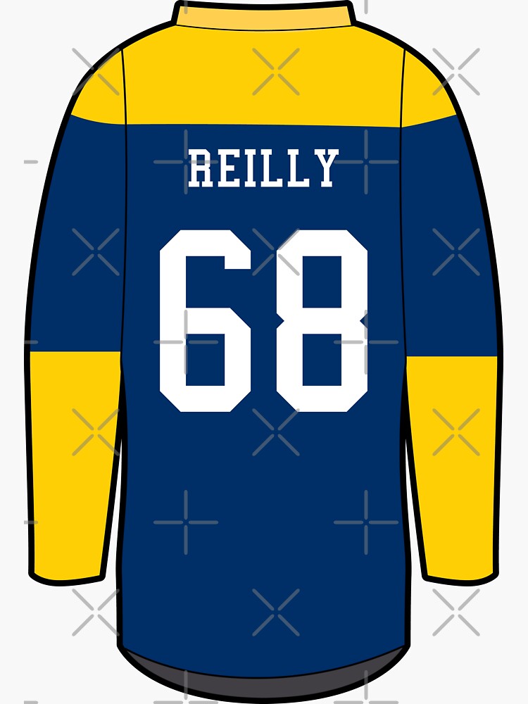 Reilly #68 Shamrocks Blue Hockey Jersey