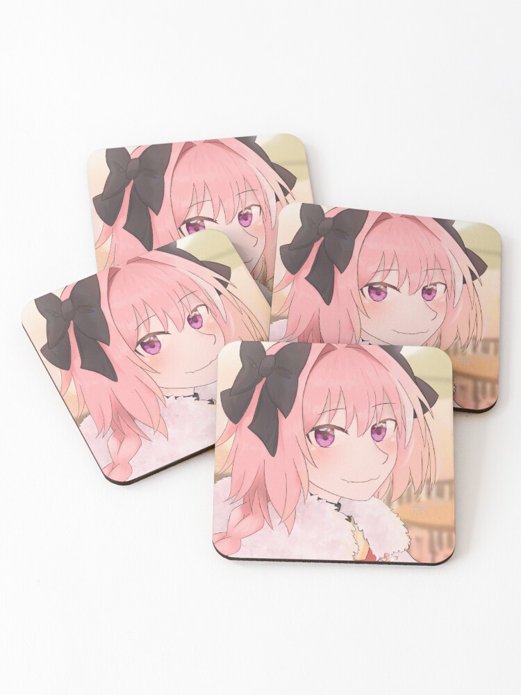 Astolfo Fate Grand Order Fate Apocrypha Coasters Set Of 4 By Uve V Redbubble