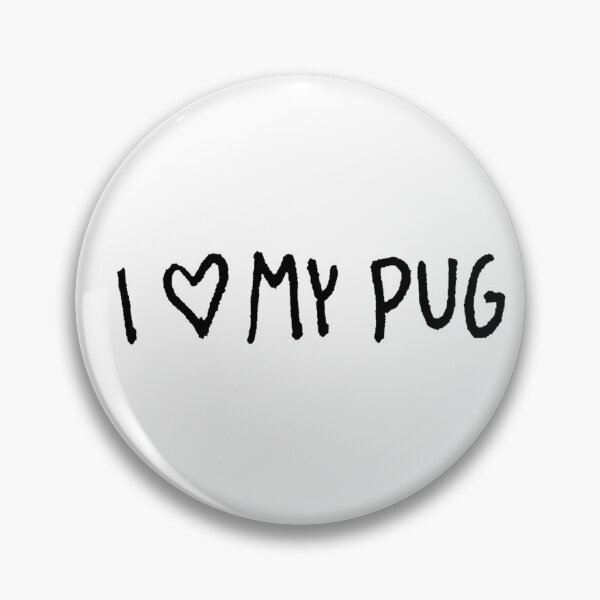 Item preview, I heart my pug designed and sold by alexabay.