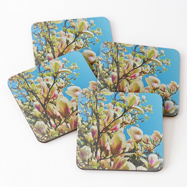Item preview,  Magnolia flowers in watercolor designed and sold by NatureGo.