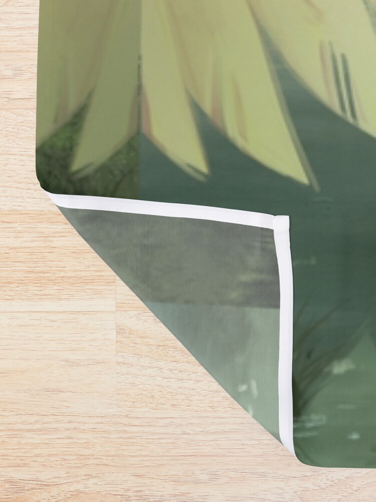 Alternate view of Birth of a Shy Angel Shower Curtain