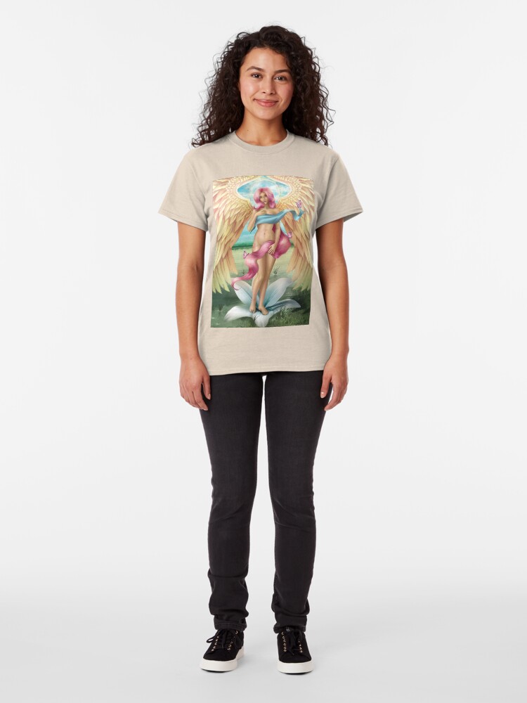 Alternate view of Birth of a Shy Angel Classic T-Shirt