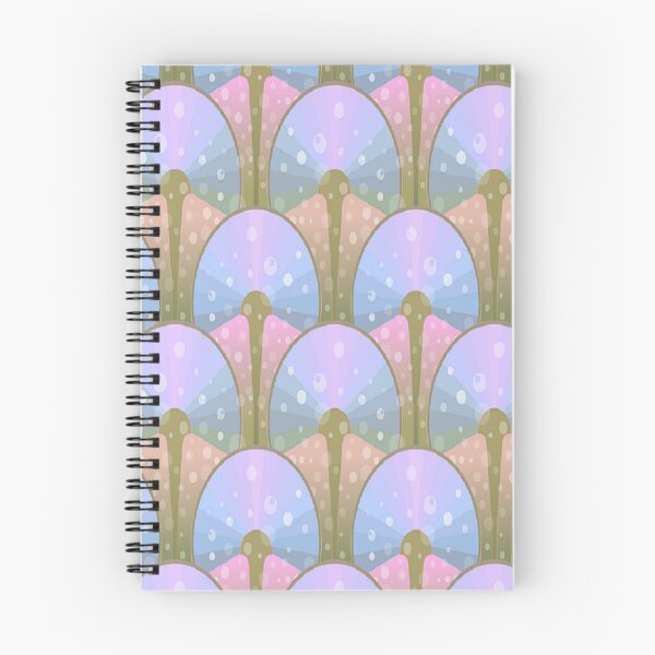 Item preview, Pink and blue seamless pattern designed and sold by tetibright.