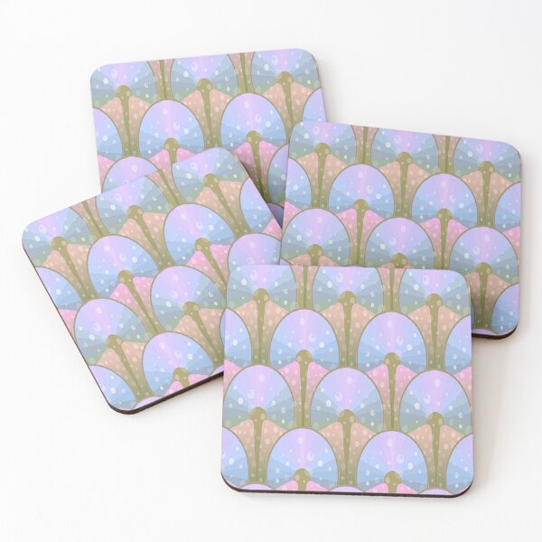 Item preview, Pink and blue seamless pattern designed and sold by tetibright.