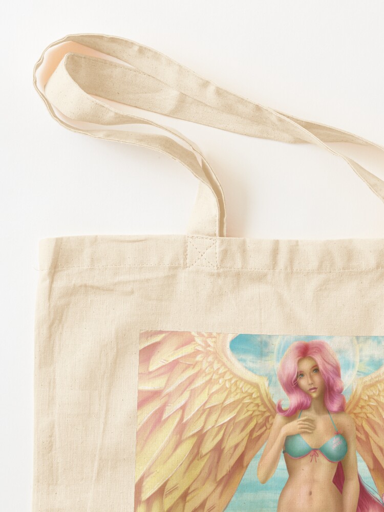 Alternate view of Birth of a Shy Angel Pantsu Tote Bag