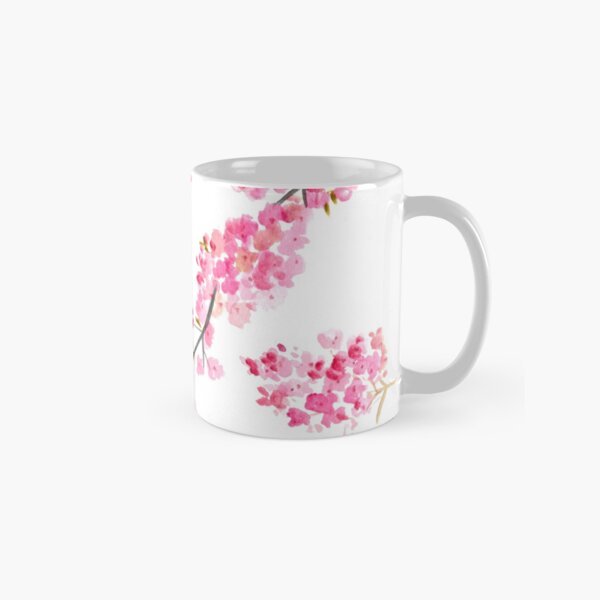 Japanese Sakura and Kawaii Cats Cute Coffee Mug for Spring