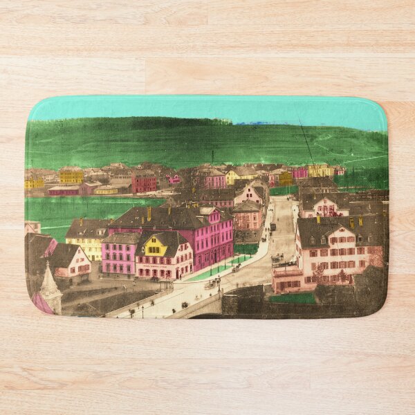 Item preview,  Direction Karlstrasse to the foothills of the Swabian Alb. A picture with charm and architectural elegance.
The design by Mallybeau Mauswohn shows a colored photograph of the Tübingen Neckar Bridge and Karlstrasse around 1903. A historical sight designed and sold by Mauswohn.