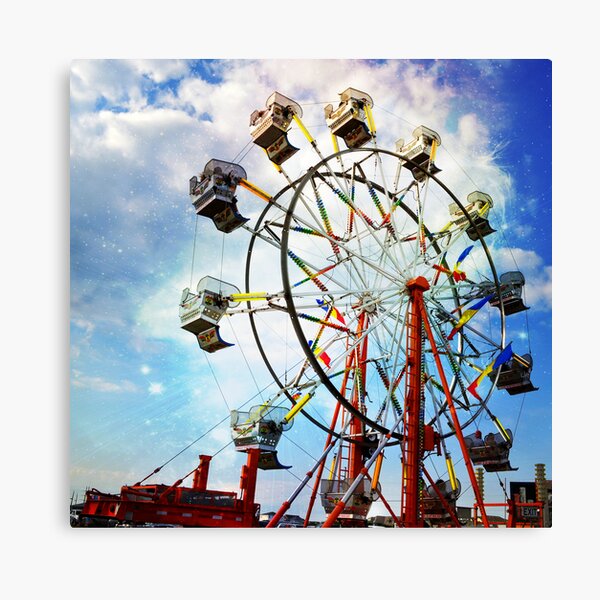 Whimsical Ferris Wheel Canvas Print