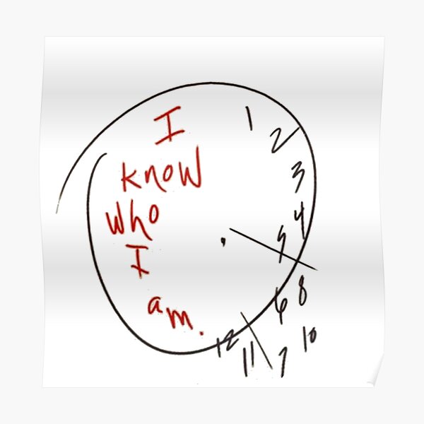 "Hannibal Clock Clock" Poster for Sale by animateastory Redbubble