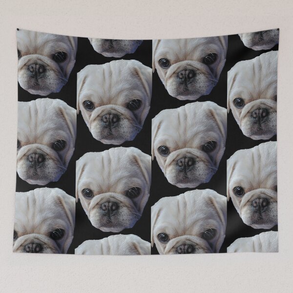 Item preview, White Pug Dog Animal Design designed and sold by ltldragn.