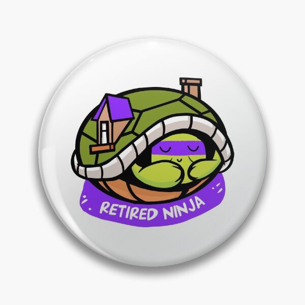 Item preview, Funny turtle ninja – retired ninja (purple) designed and sold by LiveForever.
