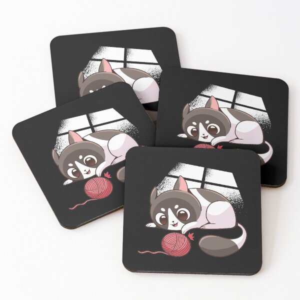 Item preview, Cute cat with wool. designed and sold by emphatic.