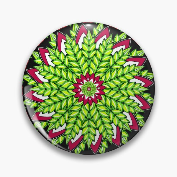 Item preview, Roses and Leaves Mandala designed and sold by Kenny Schneidman.